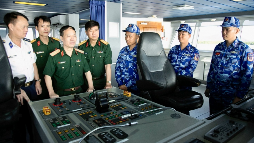 Bộ Quốc phòng kiểm tra công tác thống kê hình sự tại Vùng cảnh sát biển 3
